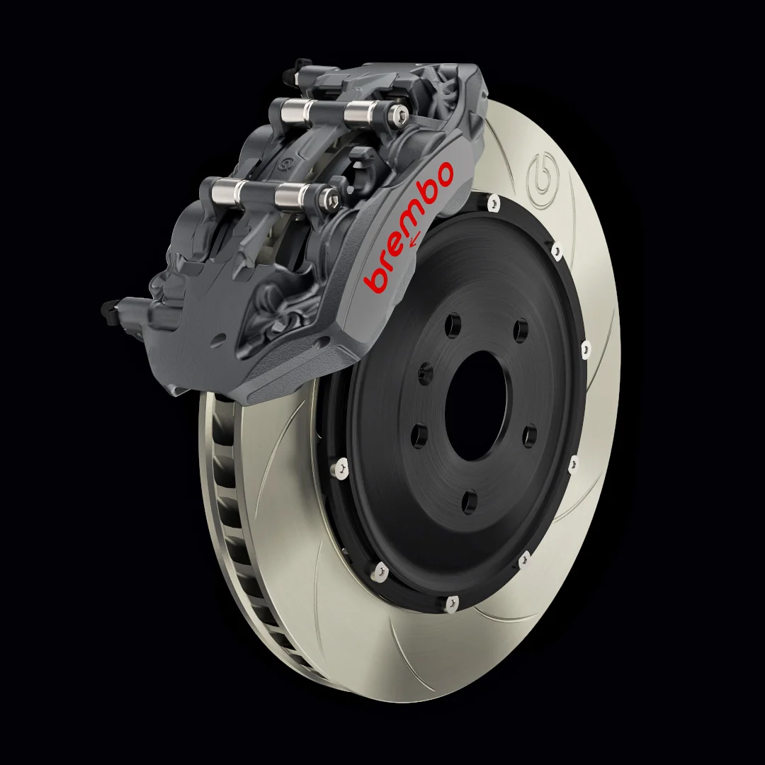 Brembo brake rotor and pad