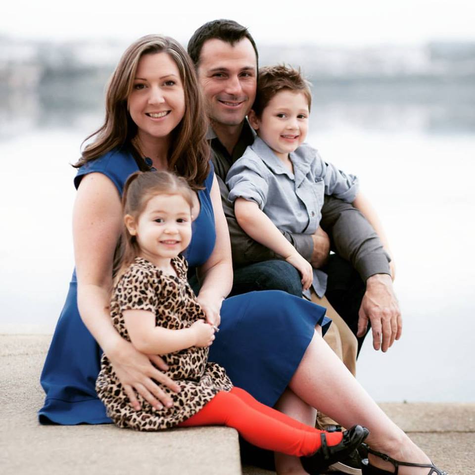 Nico and Victoria Castellaccio with family